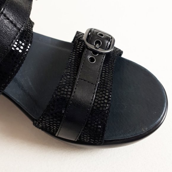 Dansko Jessie Black Slide Sandals - Picture 11 of 16